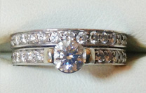 Ladies diamond wedding set 1.61TW Ladies diamond wedding set 1.61TW